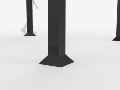Garden Pergola 3x3 Meters Modèle 3D