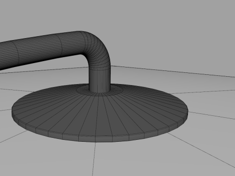 Garden Umbrella - 3 Meters Diameter 98ft Model 3D