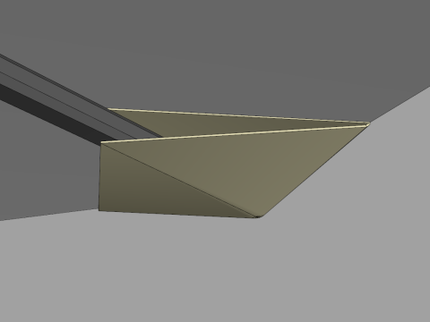 Garden Umbrella - 3 Meters Diameter 98ft Model 3D