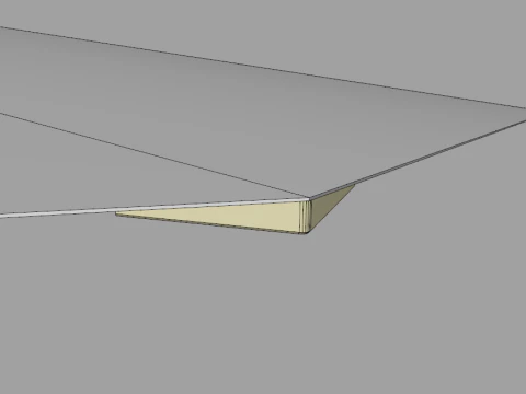 Garden Umbrella - 3 Meters Diameter 98ft 3D Model