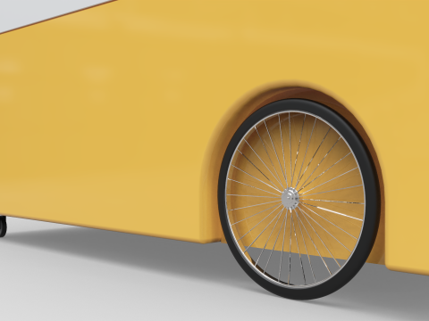 Gelato Push Cart 3D Model