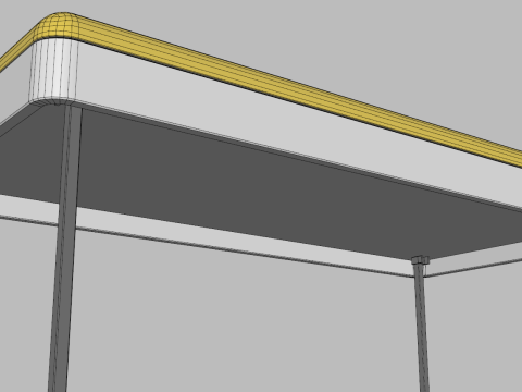 Gelato Push Cart 3D Model