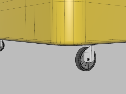 Gelato Push Cart 3D Model