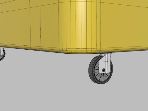Gelato Push Cart 3D Model