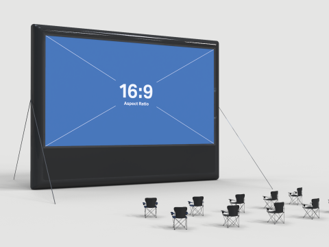 Giant Inflatable Screen 3D 모델