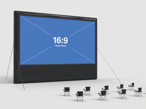 Écran gonflable géant Modèle 3D