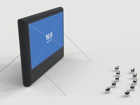 Giant Inflatable Screen 3D Model