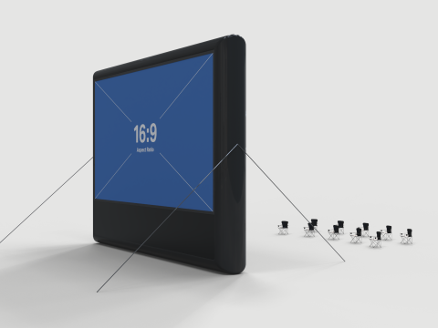 Giant Inflatable Screen 3D Model