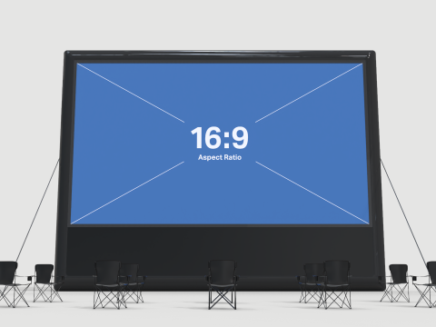 Giant Inflatable Screen 3D Model