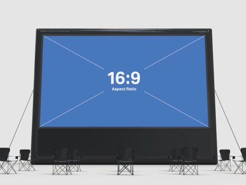 Giant Inflatable Screen 3D Model