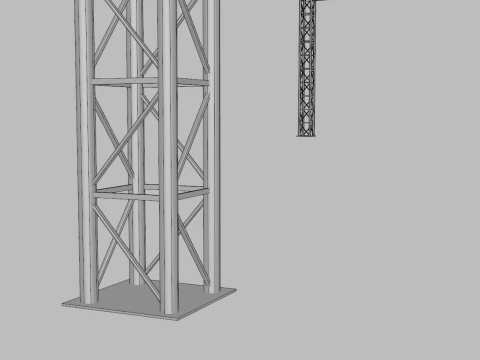Giant Truss Arch Tent 3D Model