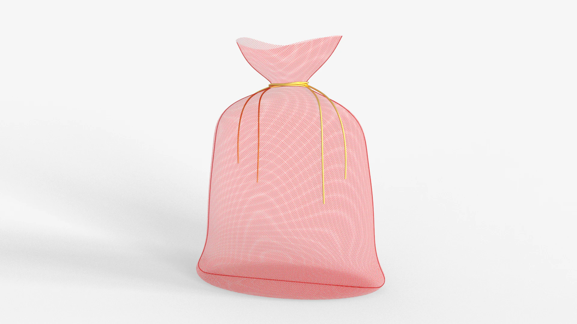 Gift Bag 3D Model .c4d .max .obj .3ds .fbx .stl .blend 