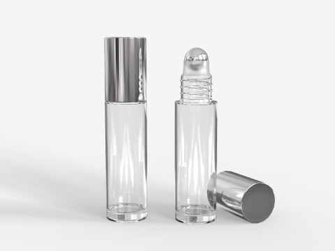 Glass Roller Ball Bottle 3D Modell