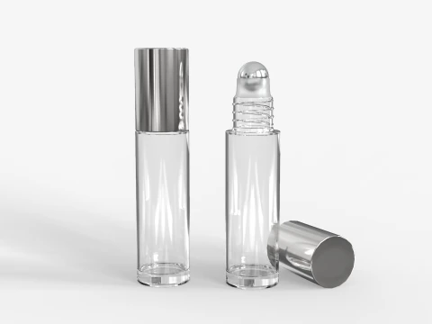 Glass Roller Ball Bottle 3D Model