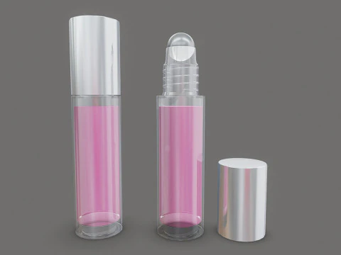 Glass Roller Ball Bottle 3D Model