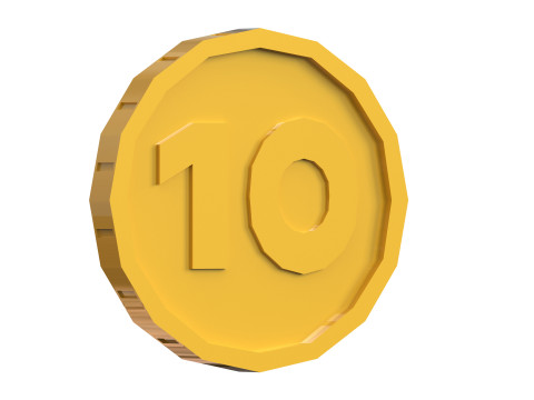 Gold Coins Pack 3D Modell