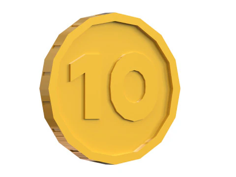 Gold Coins Pack 3D Model