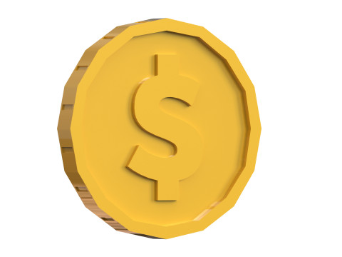 Gold Coins Pack 3D Modell