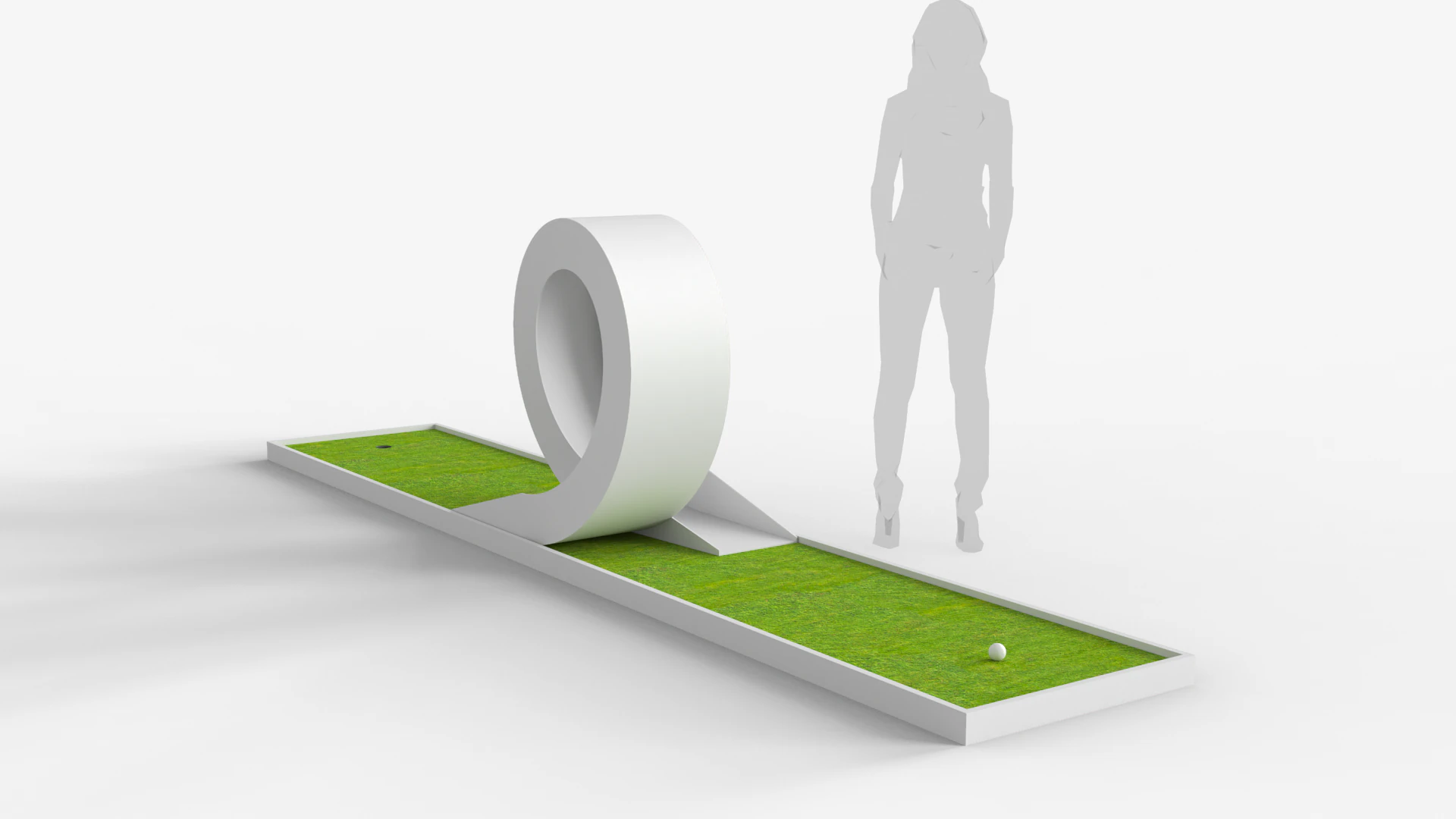 Golf Loop 3D Model .c4d .max .obj .3ds .fbx .stl .blend 