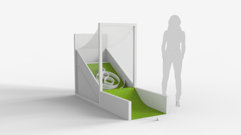 Golf Skeeball 3D मॉडल .c4d .max .obj .3ds .fbx .stl .blend