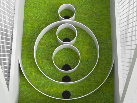 Golf Skeeball 3D मॉडल