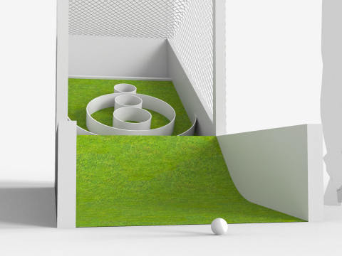 Golf Skeeball 3D मॉडल