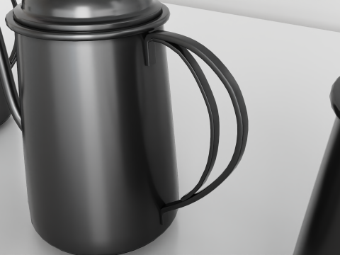 Gooseneck Coffee Kettle 22oz 3D Modell