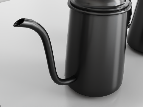 Gooseneck Coffee Kettle 22oz 3D Modell