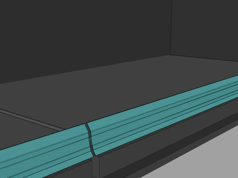 Grocery Store Display Racks 3D Model