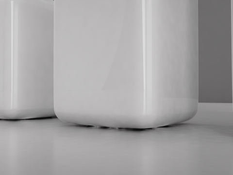 Hair Shampoo Pump Bottles 3D 模型