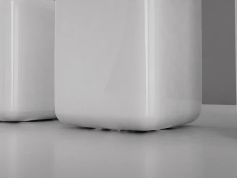 Hair Shampoo Pump Bottles 3D Model