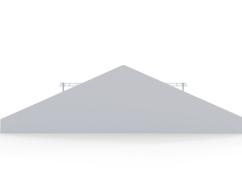 Hangar 63 Meters Long 3D Model