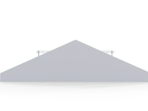Hangar 63 Meters Long 3D Model