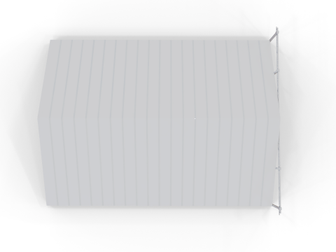 Hangar 63 Meters Long 3D Model