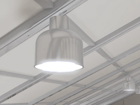 Hangar 63 Meters Long 3D Model