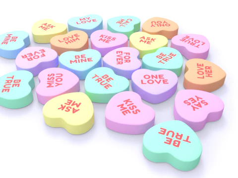 Heart Candies 3D Model