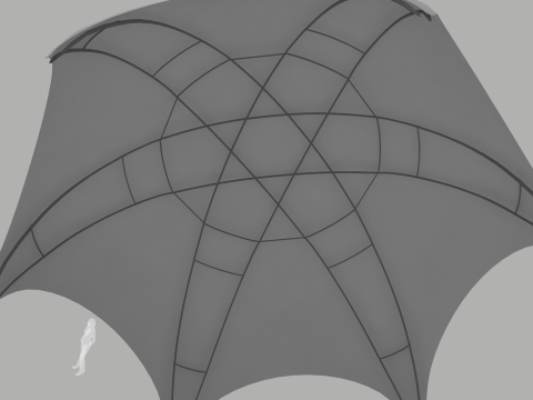 Hexadome and Crossover Tents Model 3D