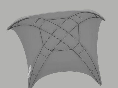 Hexadome and Crossover Tents Model 3D