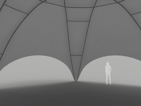 Hexadome and Crossover Tents Model 3D