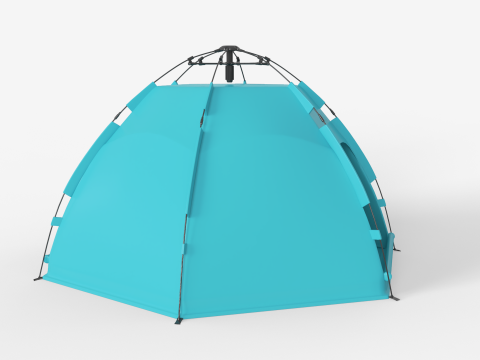 Hexagonal Camping Tent 3Dモデル