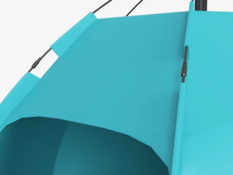 Hexagonal Camping Tent 3D Model