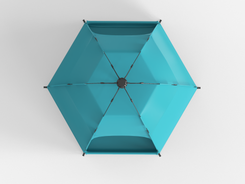 Hexagonal Camping Tent 3Dモデル
