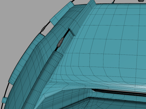 Hexagonal Camping Tent 3Dモデル