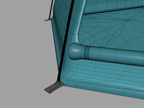 Hexagonal Camping Tent 3Dモデル