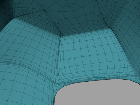 Hexagonal Camping Tent 3D Model