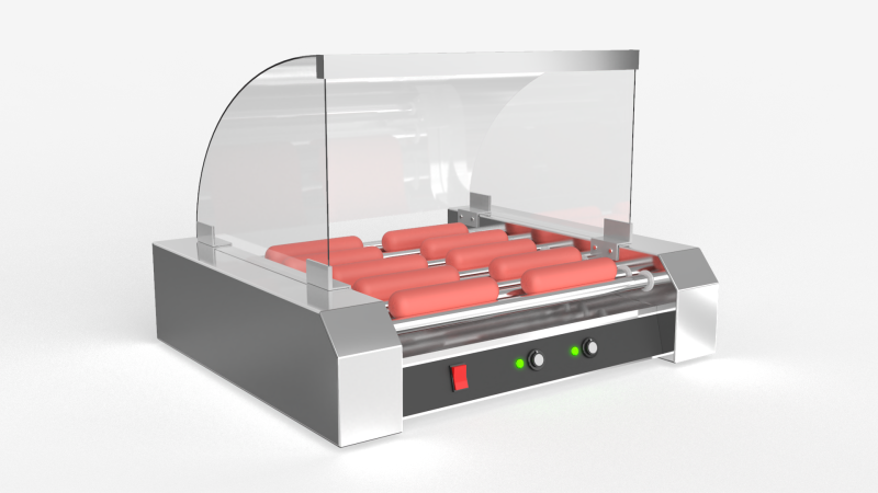 Hot Dogs Machine 3D मॉडल .c4d .max .obj .3ds .fbx .stl .blend 