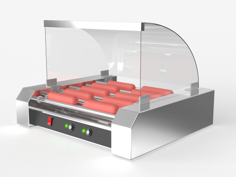 Hot Dogs Machine 3D मॉडल