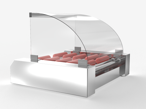 Hot Dogs Machine 3D मॉडल
