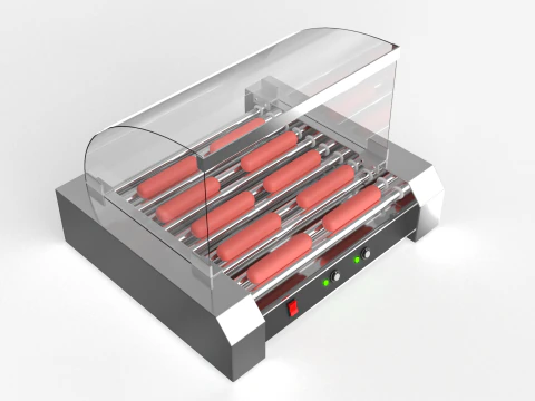Hot Dogs Machine 3D Model