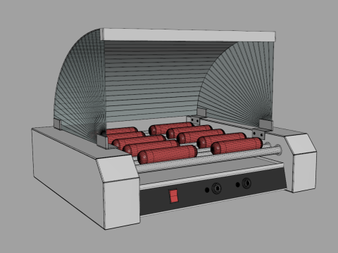 Hot Dogs Machine 3D मॉडल